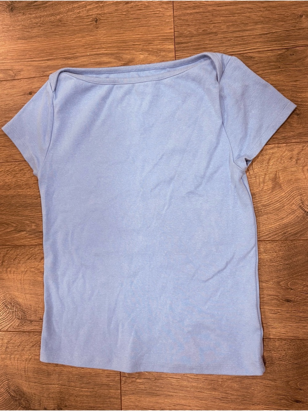 Old Navy Light Periwinkle Short Sleeve Top. Washed but NEVER WORE.